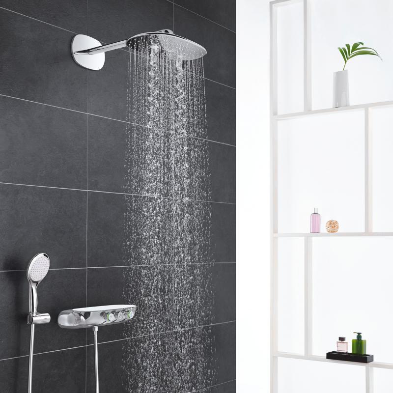 Virštinkinė termostatinė dušo sistemos dalis dušo sistema Rainshower System SmartControl 360 DUO, chromas