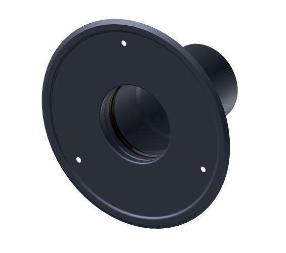 Dekoratyvinis žiedas juodas ROZ080-CZ-1,2(ML)