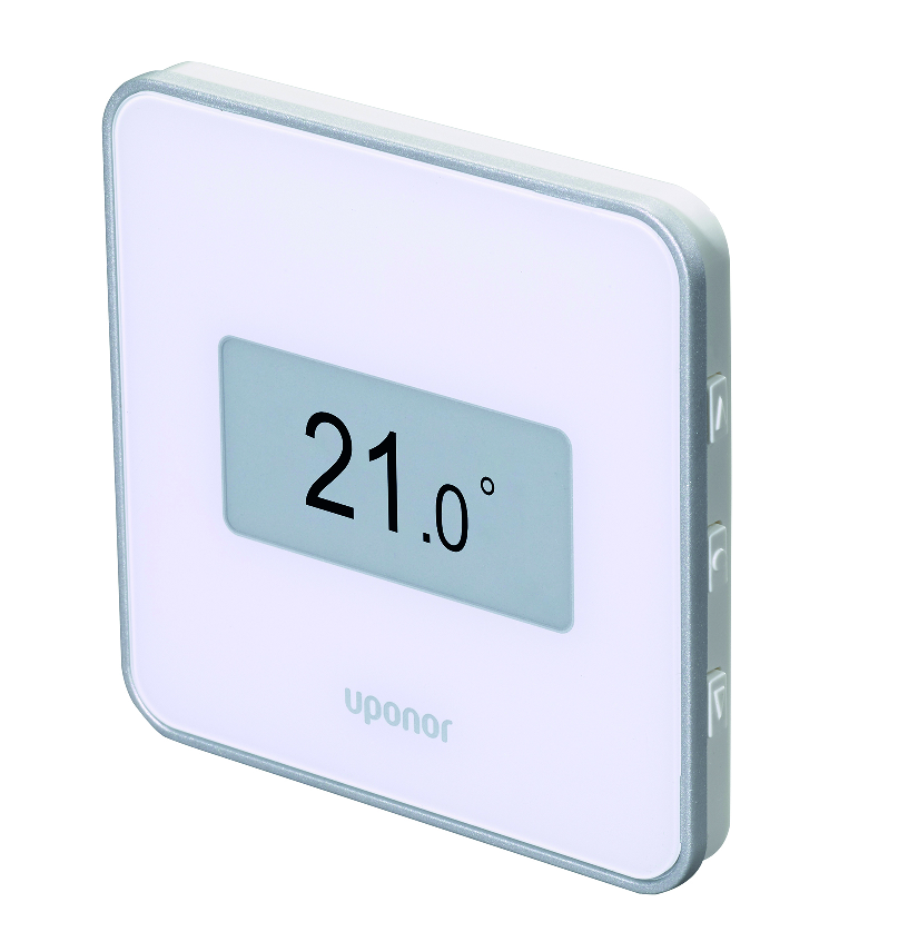 Uponor Smatrix Wave termostatas stilingas skaitm. + drėg. d. T-169 baltas